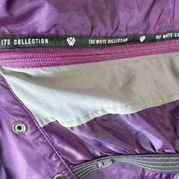 Burton White Collection Hunter Green Ski Jacket Purple Lining Medium DryRide - Picture 3 of 11